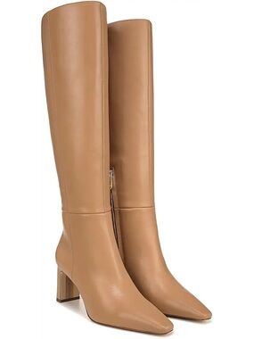 Sam Edelman Sylvia Wide Calf Boots in Luxe Tan